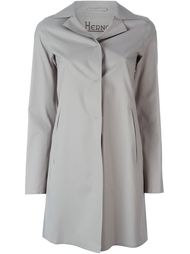 concealed button coat Herno