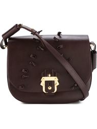 'Babeth' knot detail saddle cross body bag Paula Cademartori