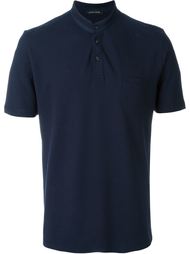 mandarin collar polo shirt Roberto Collina