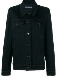 Crystal Embellished Denim Jacket Alessandra Rich