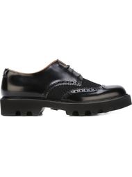 перфорированные туфли на шнуровке Emporio Armani