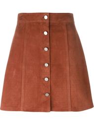 buttoned a-line skirt Theory