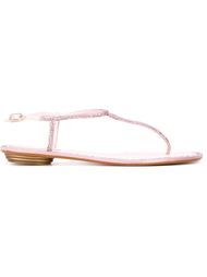 embellished T-bar sandals Rene Caovilla