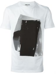 рубашка с абстрактным принтом   McQ Alexander McQueen