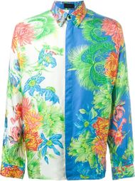 рубашка с цветочным принтом Istante By Gianni Versace Vintage
