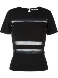 sheer stripe top T By Alexander Wang