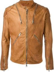 leather zip jacket Giorgio Brato