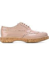 cork effect sole perforated brogues Church's