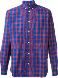 multi-check print shirt Oamc