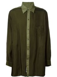 two-tone shirt Yohji Yamamoto