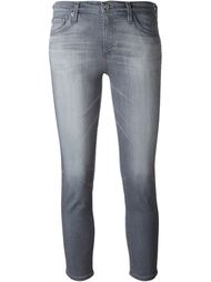 washed effect cropped skinny jeans Ag Jeans