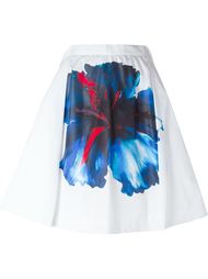 плиссированная юбка с цветочным принтом Dsquared2