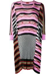 Oversized Stripe Crochet-Knit Tunic Missoni