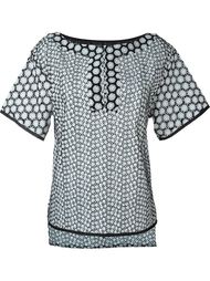 'Cut-out embroidered' blouse Blumarine