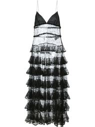 длинный кружевной топ с рюшами Alexander McQueen