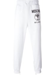 double question mark track pants Moschino
