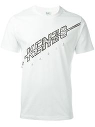 футболка с принтом логотипа  Kenzo