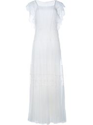 Short Sleeve Silk Dress Alberta Ferretti
