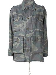 camouflage military jacket Saint Laurent