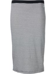 striped pencil skirt Obey