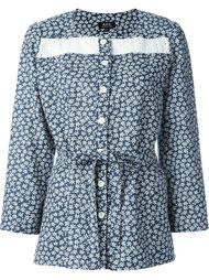 eyelet panel floral print tie waist 'Ancolie' shirt A.P.C.