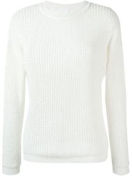 boat neck knitted jumper Dkny Pure