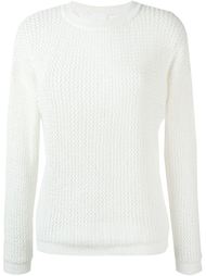 boat neck knitted jumper Dkny Pure