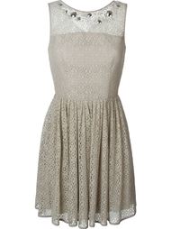 embellished mini lace dress Blugirl