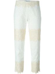 lace cropped trousers Blumarine
