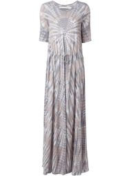 drawstring tie dye maxi dress Raquel Allegra