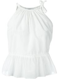 tie neck pleated top Dorothee Schumacher
