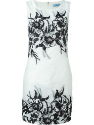 flower embroidered mini dress Blumarine