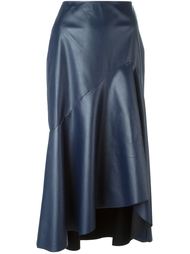 asymmetric mid-length skirt Cédric Charlier