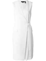 sleeveless wrap dress Theory