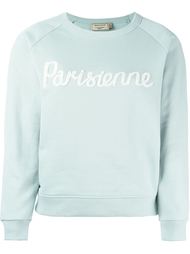 'Parisienne' sweatshirt Maison Kitsuné