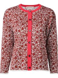 floral print cardigan Marni
