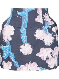 floral print structured skirt Julien David