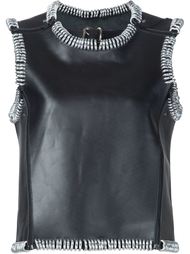embellished trim top KTZ