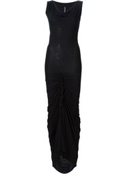 'Merylin' ruched detail long dress Rick Owens Lilies