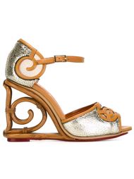 босоножки 'Rattan'  Charlotte Olympia