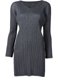 'Hickory Denim' long top Pleats Please By Issey Miyake