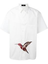 embroidered bird boxy shirt  Ports 1961