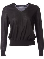 lightweight v neck long sleeve jumper Astraet