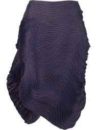 pleated asymmetric skirt Issey Miyake