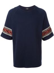 ethnic embroidered detail T-shirt  Ports 1961