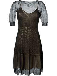 многослойное платье  Alberta Ferretti