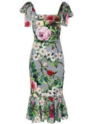 платье с цветочным принтом Dolce &amp;amp; Gabbana