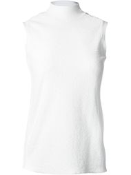 textured high neck tank top Astraet