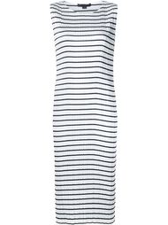 pleated striped dress T By Alexander Wang