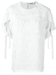 textured round neck top Jil Sander